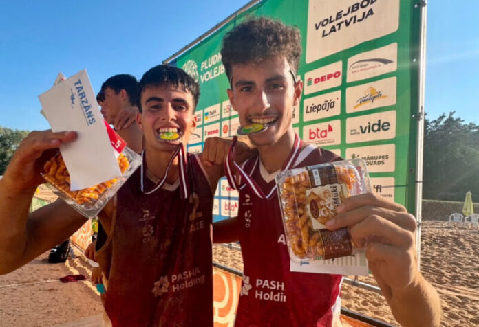 Azərbaycanın çimərlik voleybolçuları Latviyada bürünc medal qazanıblar