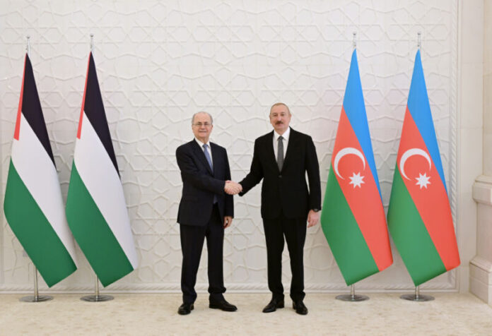 Azərbaycan Respublikasının Prezidenti İlham Əliyev iyulun 16-da Fələstin Dövlətinin Baş naziri Məhəmməd Mustafanı qəbul edib Azərbaycan Respublikasının Prezidenti İlham Əliyev iyulun 16-da Fələstin Dövlətinin Baş naziri Məhəmməd Mustafanı qəbul edib