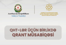 Səhiyyə Nazirliyi və QHT Agentliyi QHT-lər üçün birlikdə qrant müsabiqəsi elan edir Səhiyyə Nazirliyi və QHT Agentliyi QHT-lər üçün birlikdə qrant müsabiqəsi elan edir