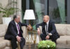 Prezident İlham Əliyev Tacikistan Prezidenti ilə görüşüb Azərbaycan Respublikasının Prezidenti İlham Əliyev Tacikistan Respublikasının Prezidenti Emoməli Rəhmon ilə görüşüb